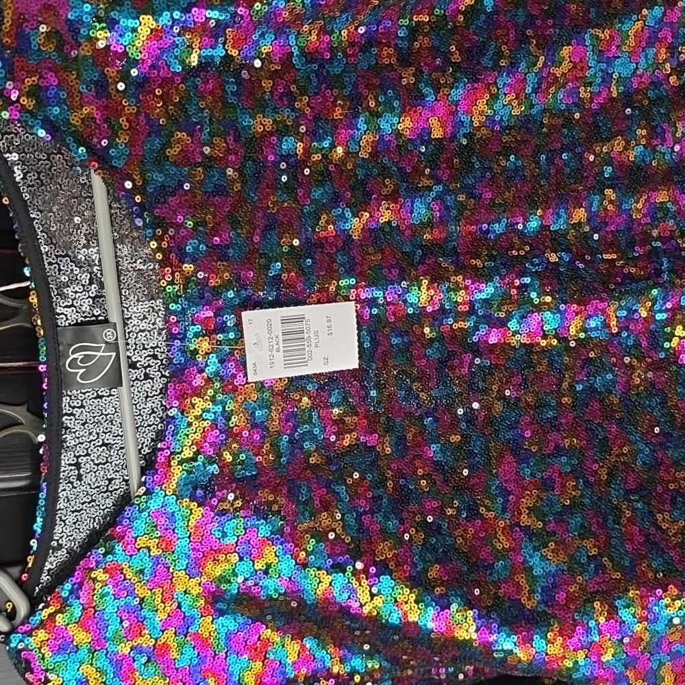 Multicolor Sequin Top Very Comfortable - image 1